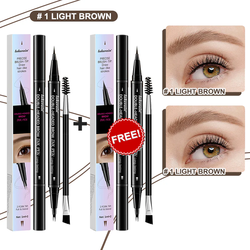 💖BUY 1 GET 1 FREE-Each Only £4.49!! 💖2-in-1 4D Eyebrow Pencil (Natural Brow Makeup and Eyelash Line) - Image 15