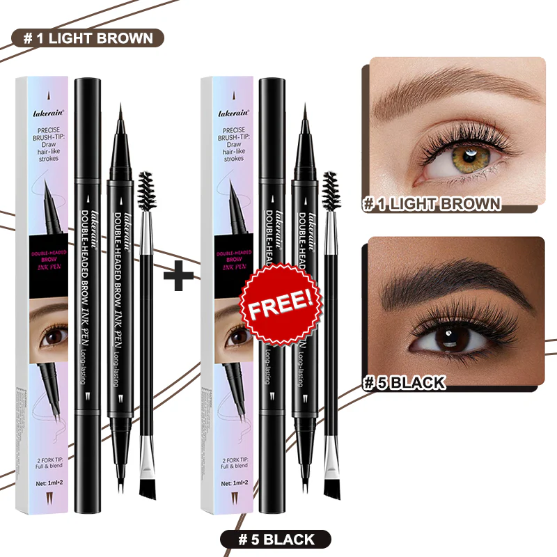 💖BUY 1 GET 1 FREE-Each Only £4.49!! 💖2-in-1 4D Eyebrow Pencil (Natural Brow Makeup and Eyelash Line) - Image 19