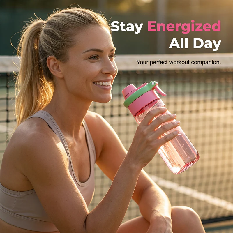 2-in-1 Mist & Sip Sports Water Bottle - Image 3
