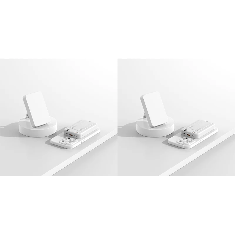 3-in-1 Magnetic Wireless Power Bank with Dual Cables - Image 10