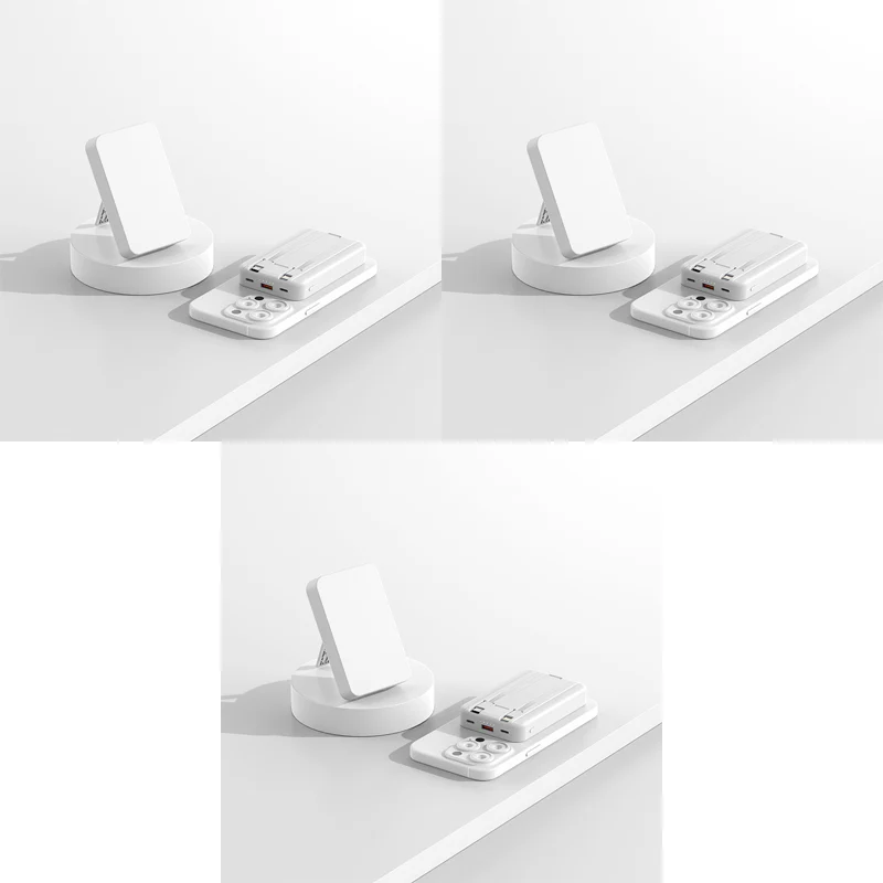 3-in-1 Magnetic Wireless Power Bank with Dual Cables - Image 11