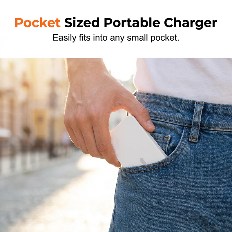 3-in-1 Magnetic Wireless Power Bank with Dual Cables - Image 6
