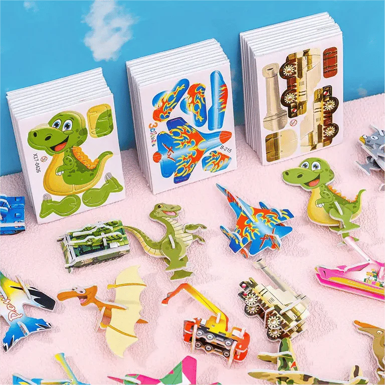 🏆 Last Day Special Price £9.99 ! 🧩Educational 3D Cartoon Puzzle - 57 Interlocking Pieces with Vibrant Characters for Creative Learning 🎨👧 - Image 2