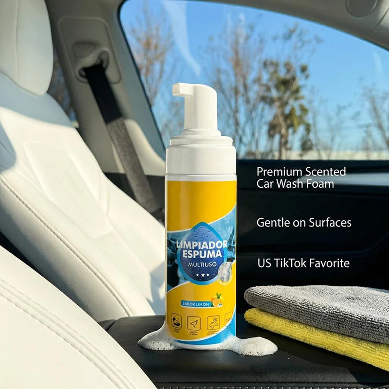 🏆LAST DAY SALE 49% OFF🔥4-in-1 Multi-Enzyme Foam Cleaner – Deep Clean Car, Kitchen, Bathroom & Sofa - Image 4