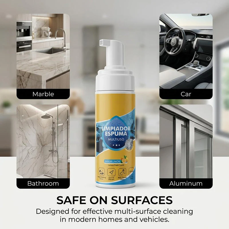 🏆LAST DAY SALE 49% OFF🔥4-in-1 Multi-Enzyme Foam Cleaner – Deep Clean Car, Kitchen, Bathroom & Sofa - Image 8