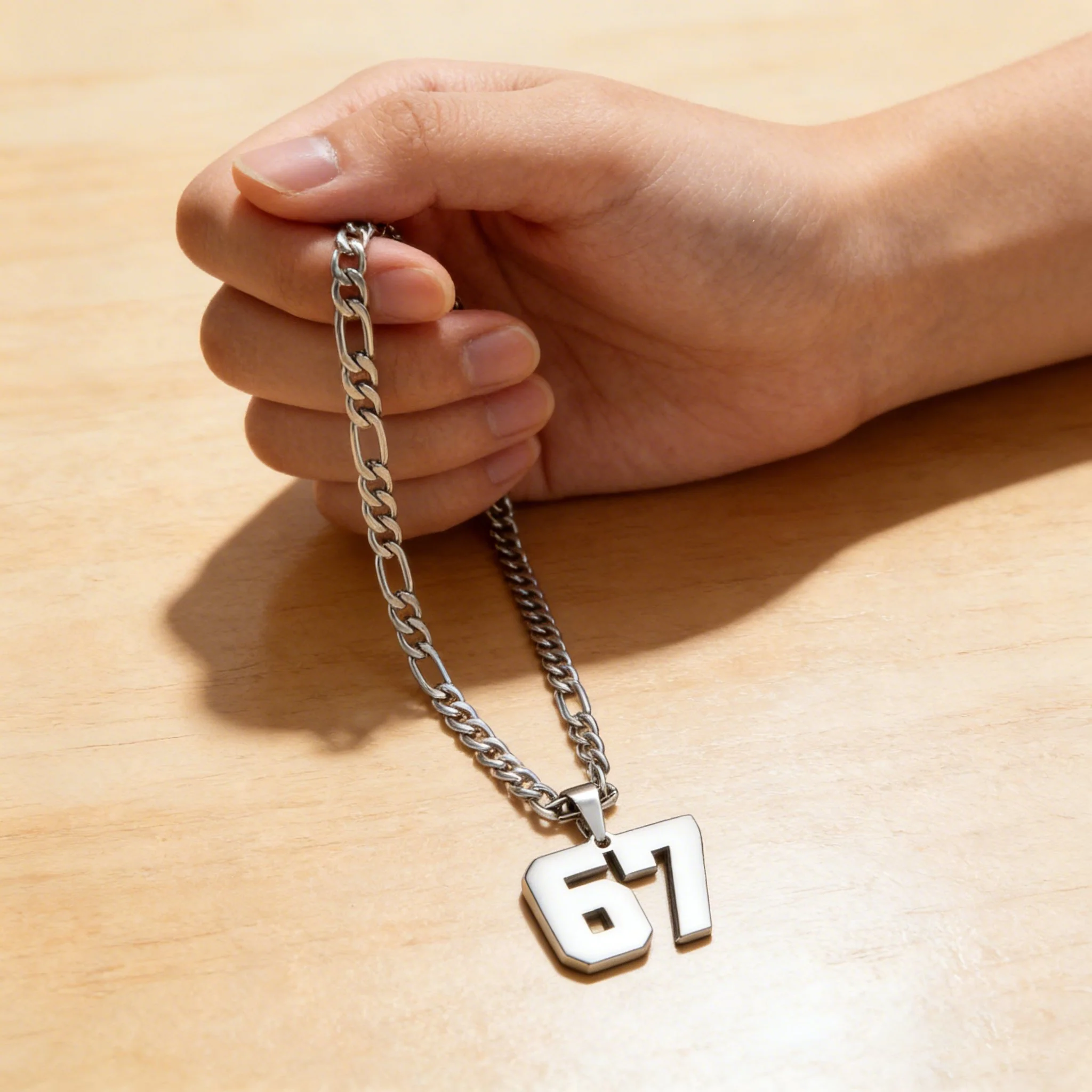 67 Number Pendant Necklace – A Statement Piece for Every Fashionista - Image 8