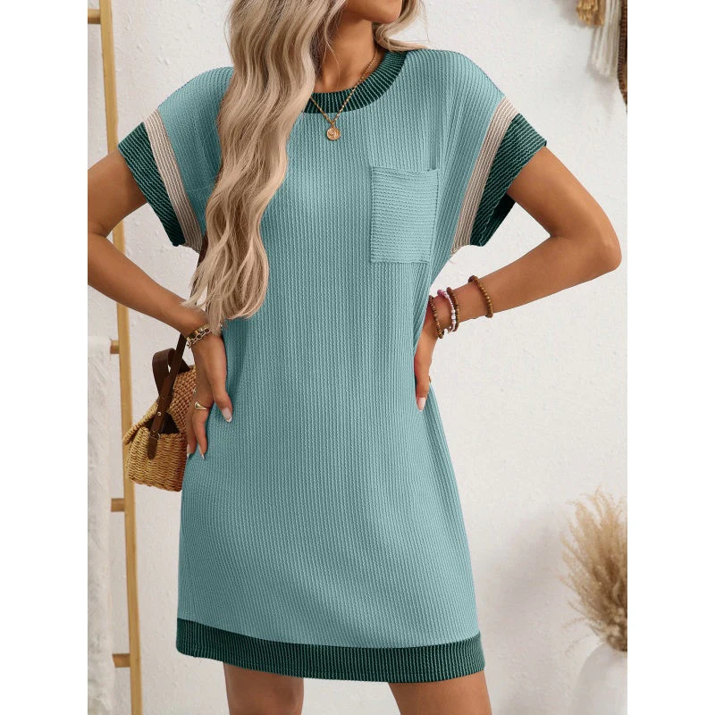 💥Last Day Special Sale 50% OFF💝✨Women's T-Shirt A-Line Mini Dress - Image 19