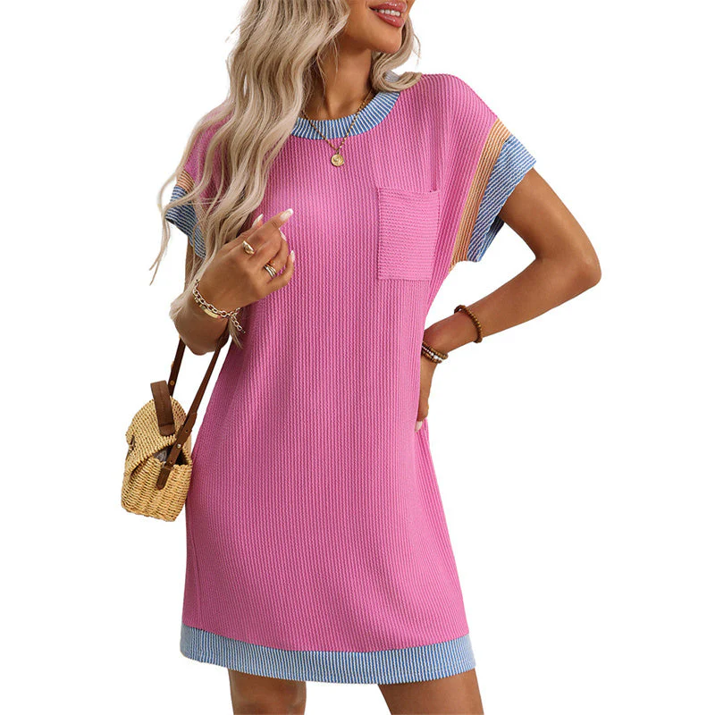 💥Last Day Special Sale 50% OFF💝✨Women's T-Shirt A-Line Mini Dress - Image 9