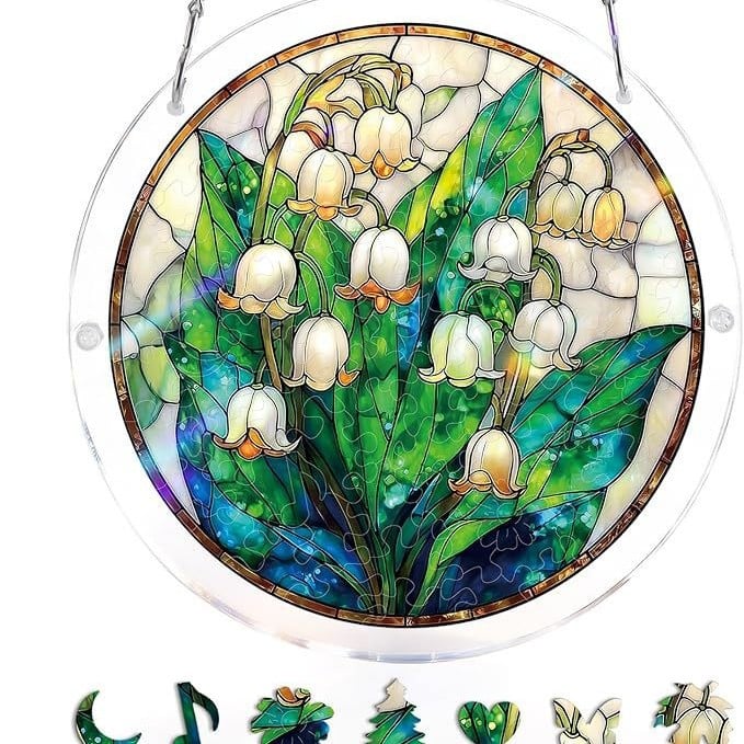 🔥LAST DAY 49% OFF ☀️🛍️Acrylic Jigsaw Puzzle Suncatcher 80 Pieces - Image 18