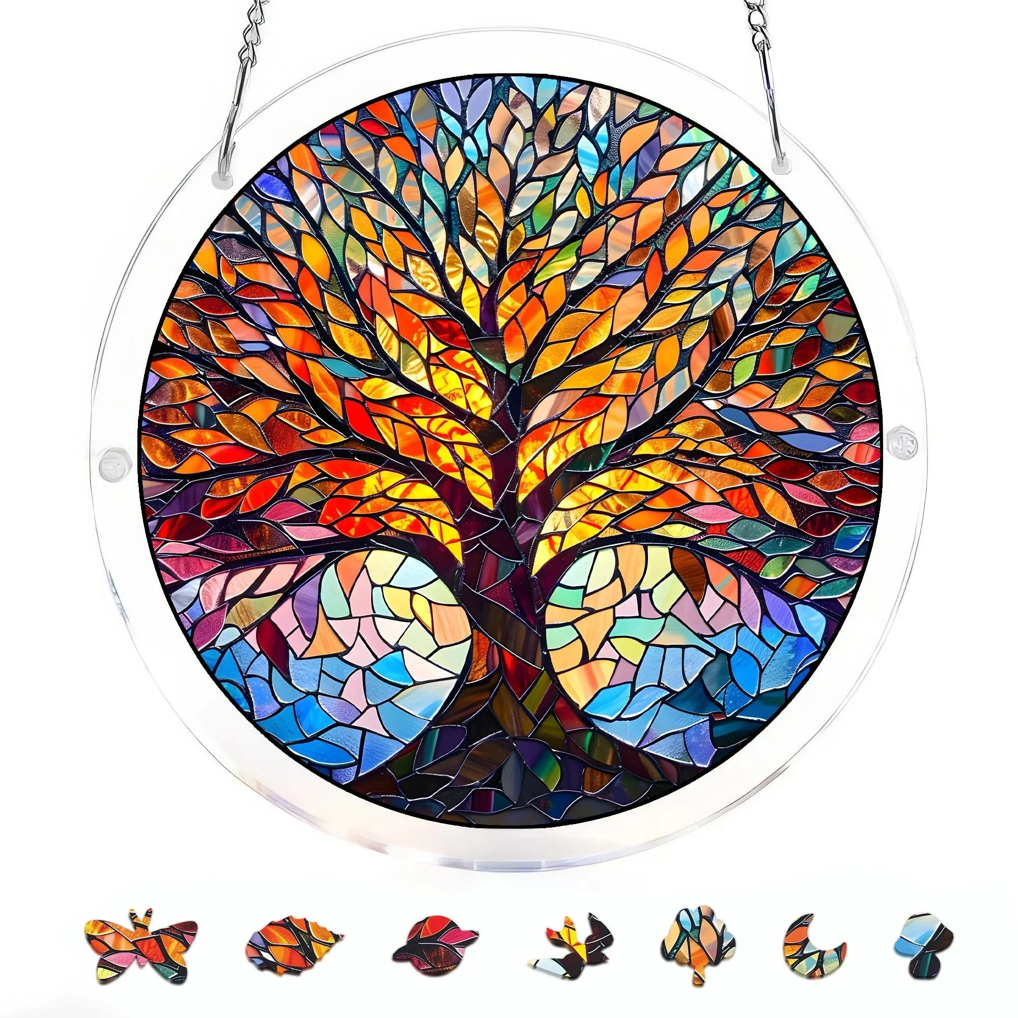 🔥LAST DAY 49% OFF ☀️🛍️Acrylic Jigsaw Puzzle Suncatcher 80 Pieces - Image 5
