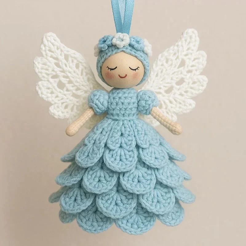 🧚Last Day Sale 49% OFF!✨Crochet Your Own Angel – Complete Craft Kit - Image 11