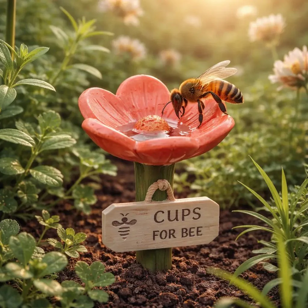 ⏳Limited-time 50% off🐝Flower-Shaped Bee Watering Station💧 - Image 15