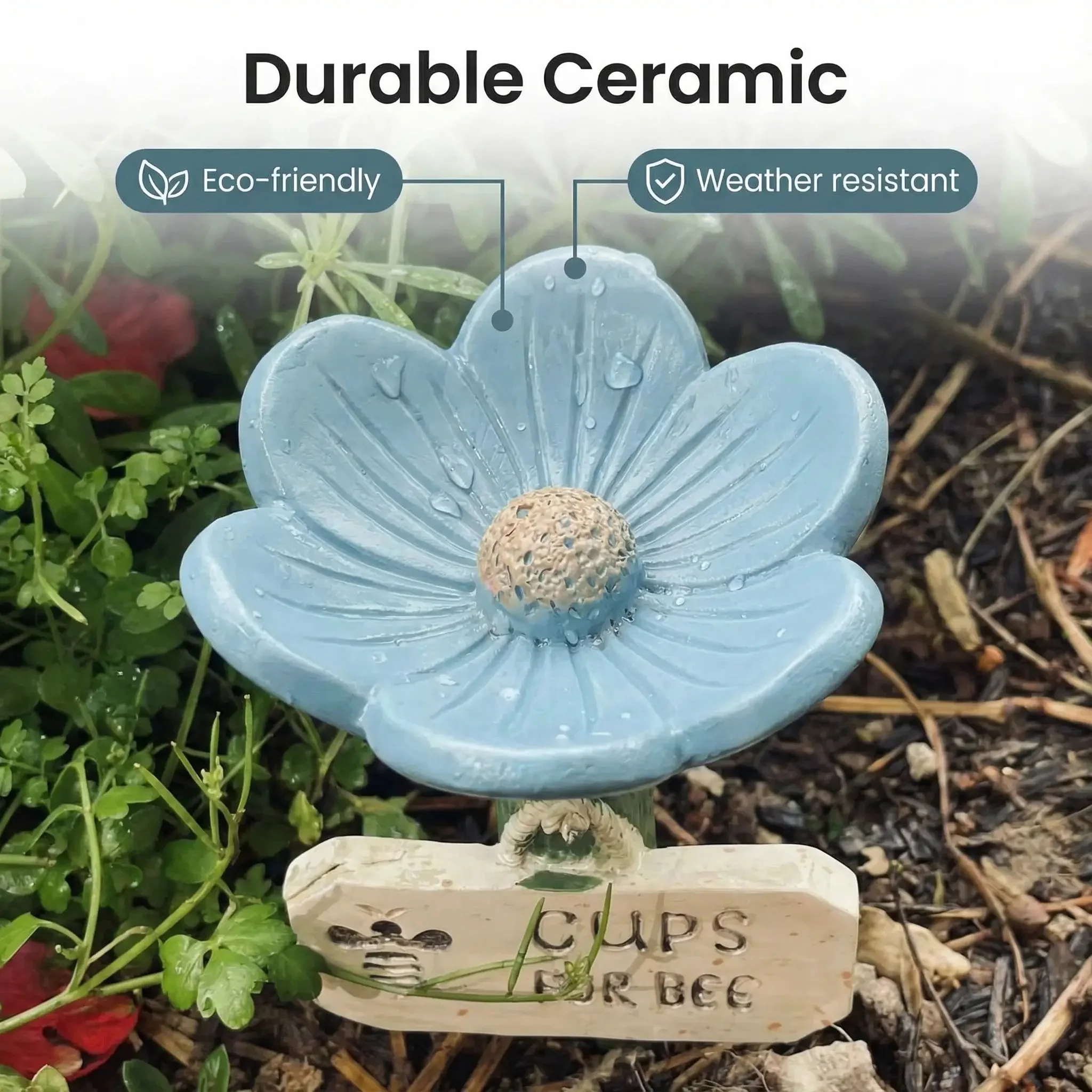 ⏳Limited-time 50% off🐝Flower-Shaped Bee Watering Station💧 - Image 5