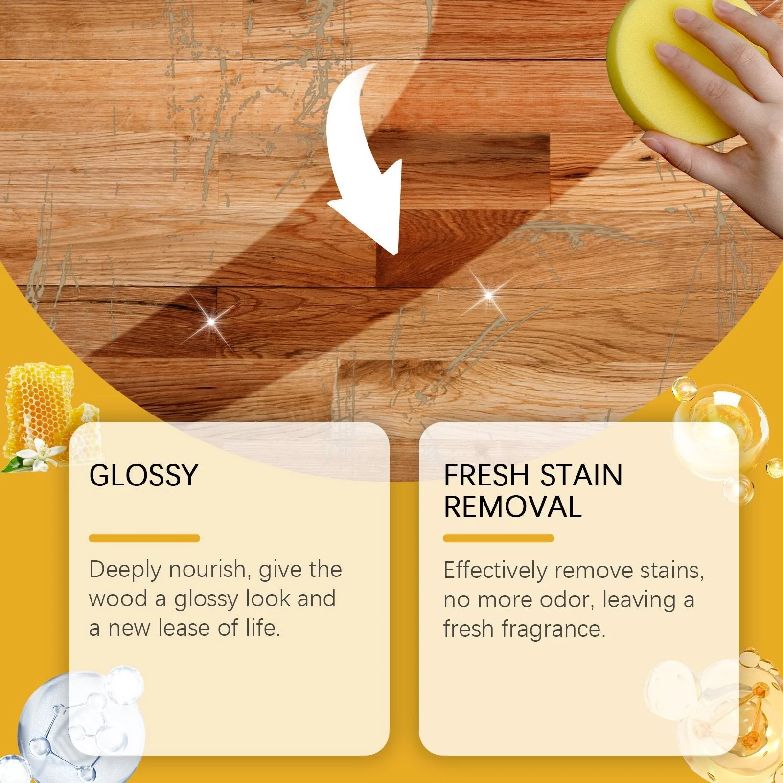 ⏳Time-Limited Special 60%Off⏰🎉All-in-One Wood Beeswax Spray – 355ml, Cleans, Nourishes, Polishes 🌿 - Image 8
