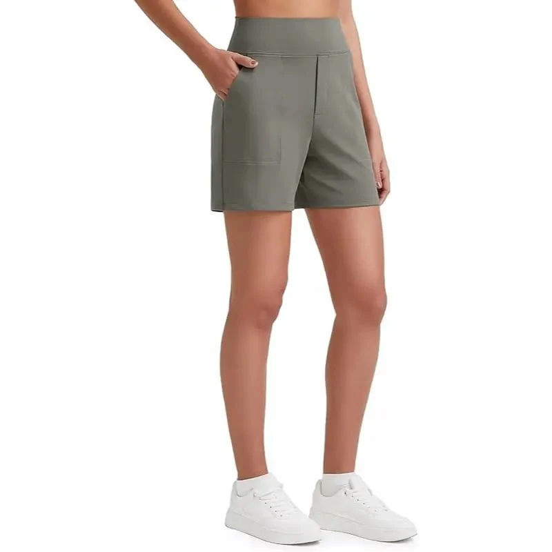 ⏳HOT SALE 49% OFF🔥 Women's High-Waist Bermuda Shorts with Pockets 🎯 | Running Yoga Casual Activewear 😎 | Buy 2 FREE Shipping – UK Stock! 🇬🇧 - Image 13