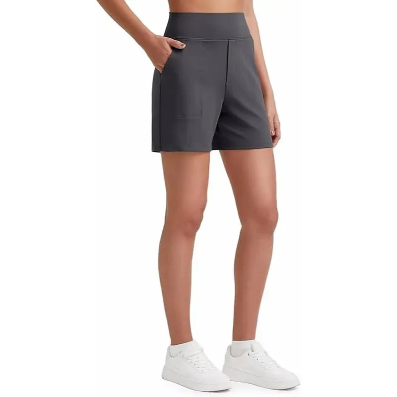 ⏳HOT SALE 49% OFF🔥 Women's High-Waist Bermuda Shorts with Pockets 🎯 | Running Yoga Casual Activewear 😎 | Buy 2 FREE Shipping – UK Stock! 🇬🇧 - Image 15