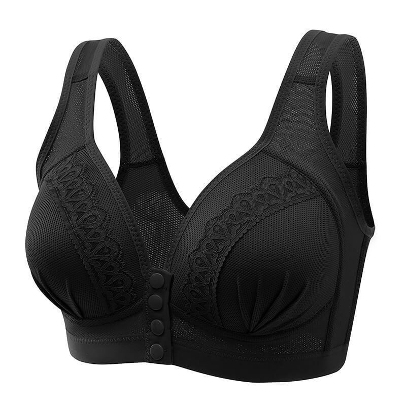 šBUY 1 GET 2 FREEā³Front Button Breathable Skin-Friendly Cotton Bra - Image 9