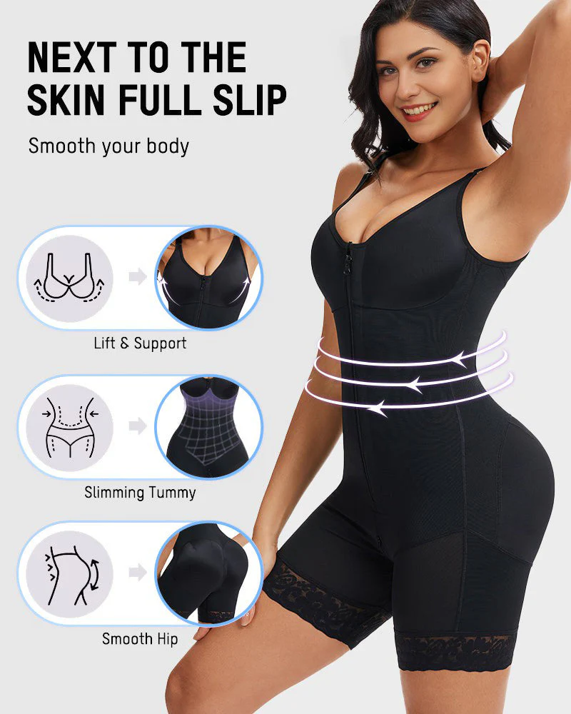 🏆LAST DAY SALE 50% OFF🔥🎉Tummy Control Butt Lifter Shaper with Zipper Crotch Fajas Colombianas - Image 6