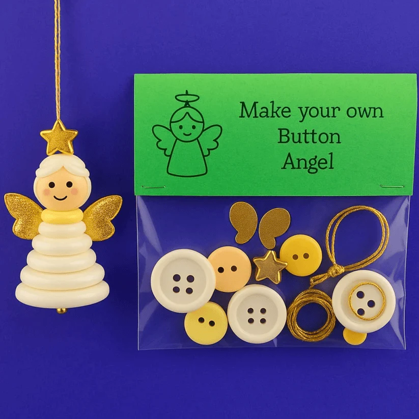 ⏰Last Day Promotion: BUY 2 GET 1 FREE✨DIY Button Ornament Kit🎅🎄 - Image 10