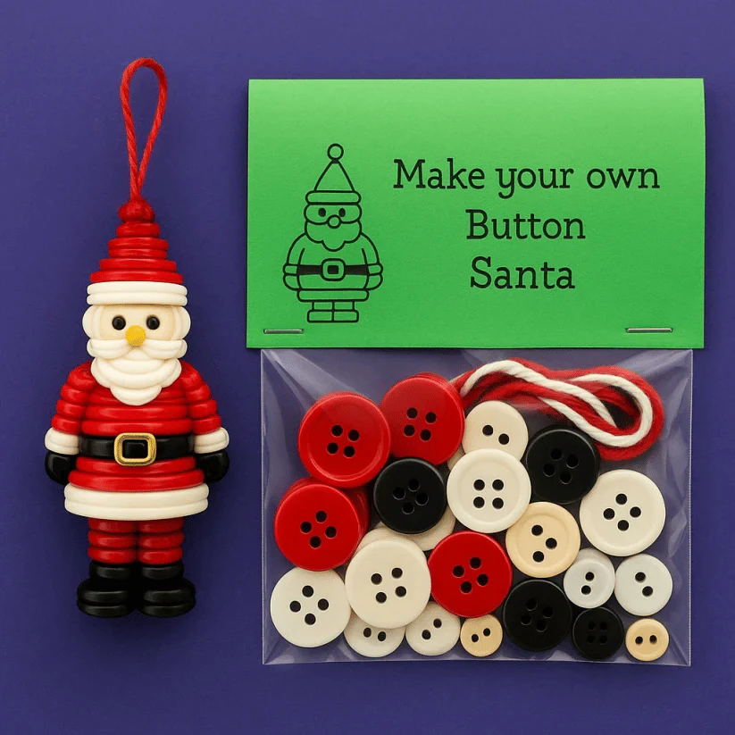 ⏰Last Day Promotion: BUY 2 GET 1 FREE✨DIY Button Ornament Kit🎅🎄 - Image 2