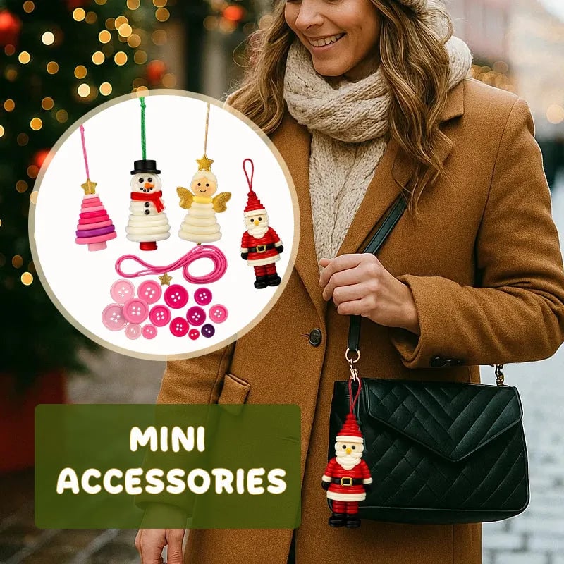 ⏰Last Day Promotion: BUY 2 GET 1 FREE✨DIY Button Ornament Kit🎅🎄 - Image 8