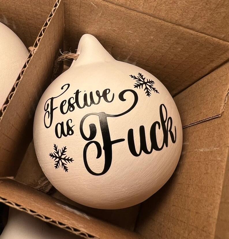 🎄 Early Christmas Sale 🎁Christmas Funny Offensive Bauble-Rude Baubles - Image 6