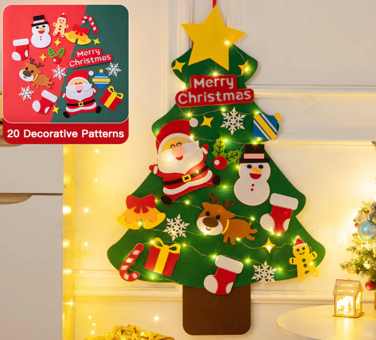 🎄Christmas Promotion 49% OFF🎁DIY Felt Christmas Tree Set - Image 17