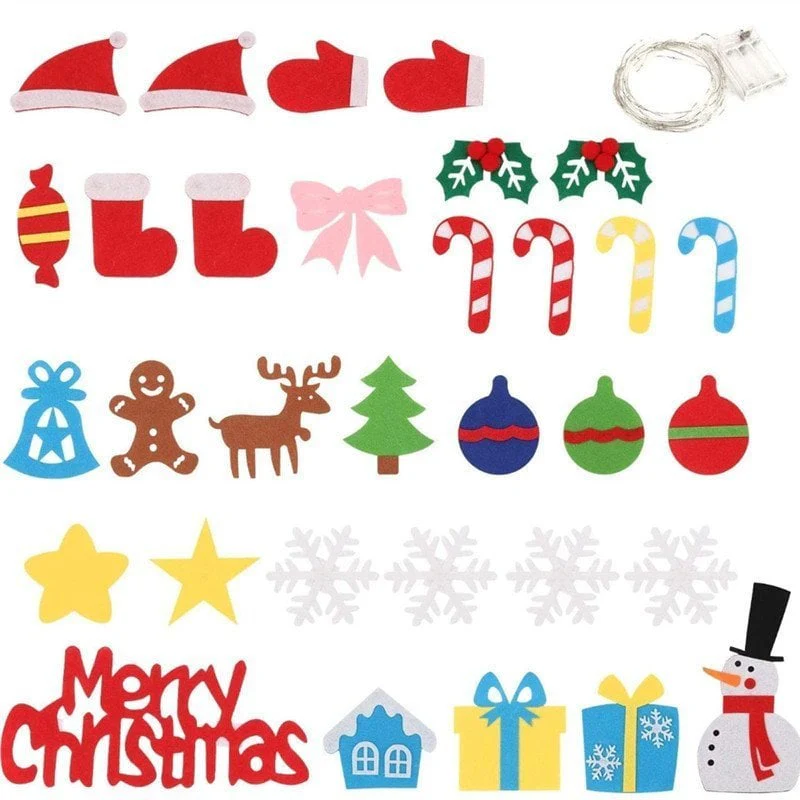 🎄Christmas Promotion 49% OFF🎁DIY Felt Christmas Tree Set - Image 9