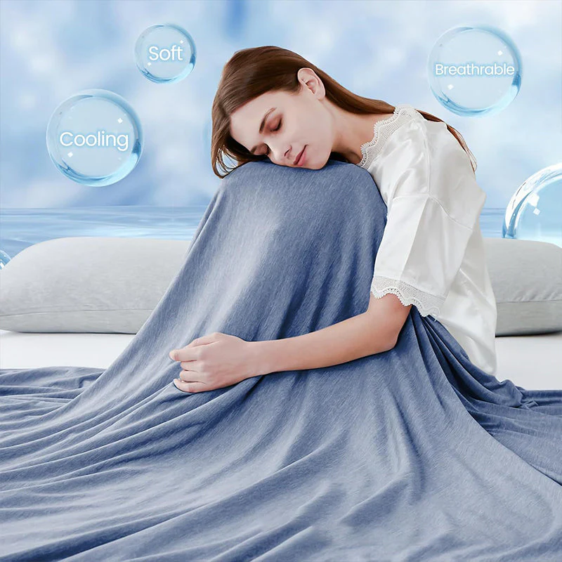 🏆LAST DAY SALE 50% OFF!!💕Smart Cooling Blanket❄️ Lightweight • Breathable • For Hot Sleepers & Night Sweats 😴 - Image 14