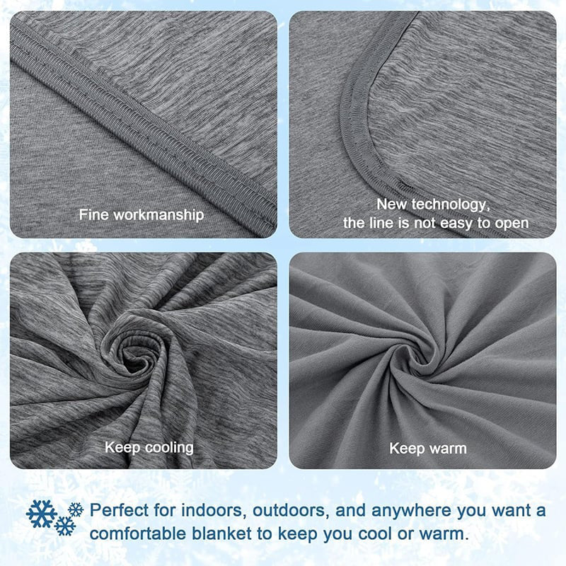 🏆LAST DAY SALE 50% OFF!!💕Smart Cooling Blanket❄️ Lightweight • Breathable • For Hot Sleepers & Night Sweats 😴 - Image 6
