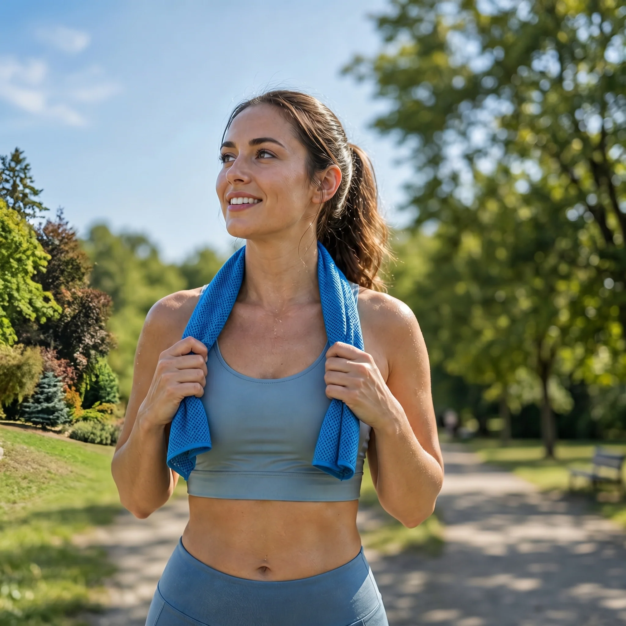 ⏰Last Day Buy 1 Get 1 Free❄💦Cold Sweat Towel You Can Use Anywhere, Anytime! Reusable Soft Absorbent Cooling Portable– UK Ready! 🇬🇧 - Image 24