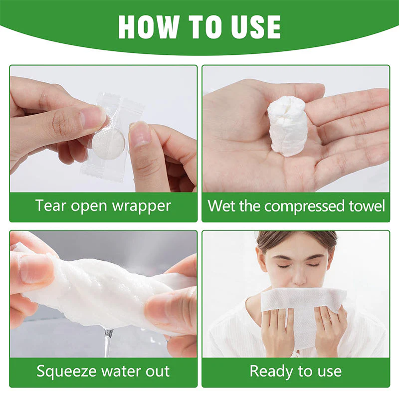 🏆Flash Sale⚡50K+ SOLD!💥EACH ONLY £0.048!!!✨Compressed Towel Tablets - 142% high-quality pure cotton - Image 12