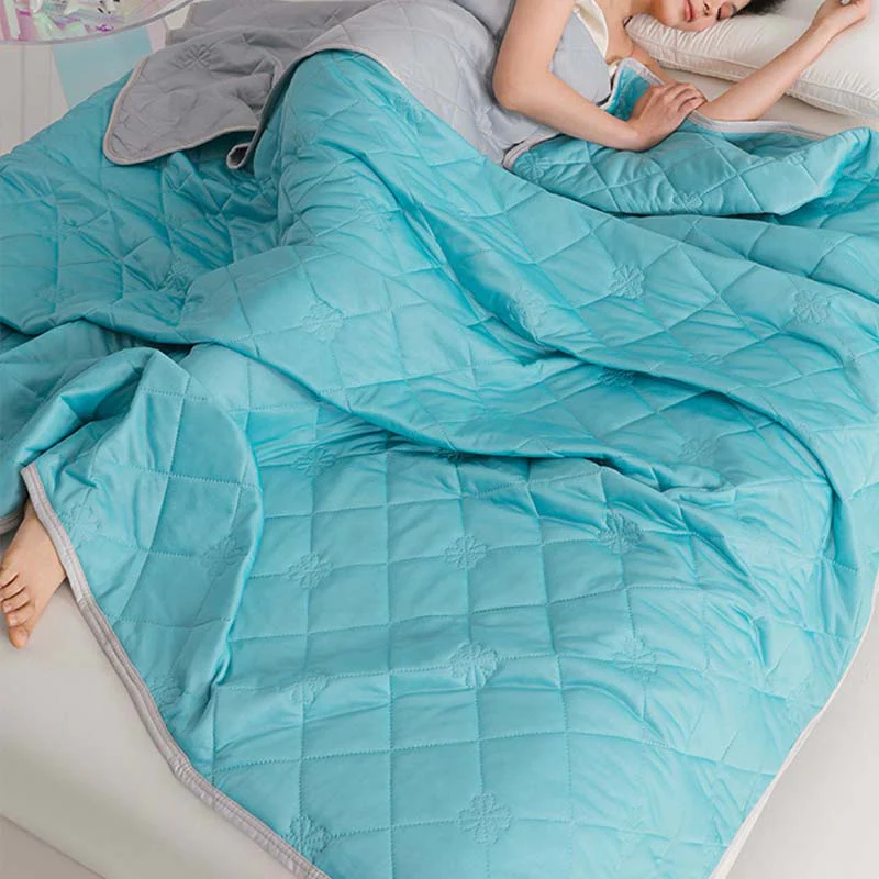 🛏️ LIMITED-TIME 50% OFF! 💥 Breathable Printed Washable Summer Cooling Comforter – Dual-Sided, Q-Max Fabric, Hypoallergenic ✨ - Image 8