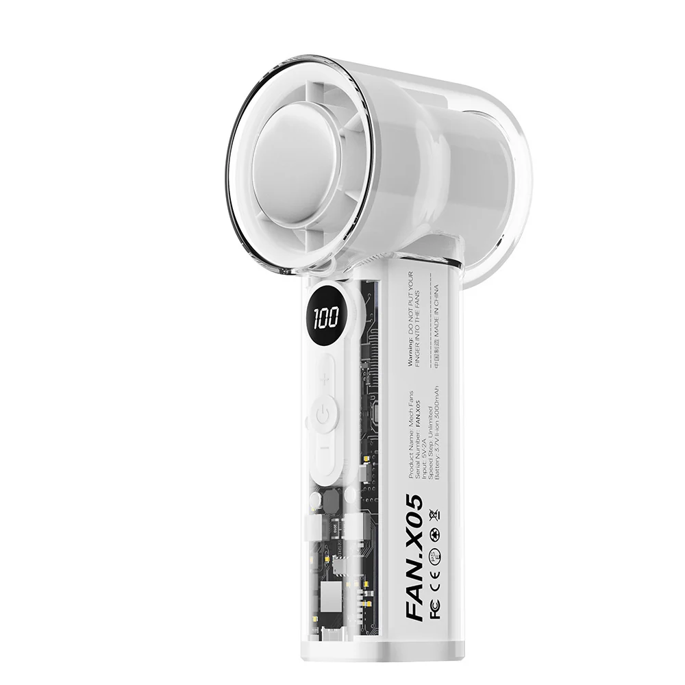 🔥 Limited Summer Deal!❄️Bladeless Portable Refrigeration Fan, 100+ Speed Adjustable Personal Mini Cooling Fan with Digital Display - Image 10