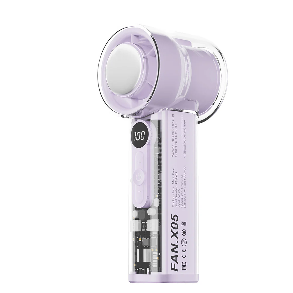 🔥 Limited Summer Deal!❄️Bladeless Portable Refrigeration Fan, 100+ Speed Adjustable Personal Mini Cooling Fan with Digital Display - Image 11