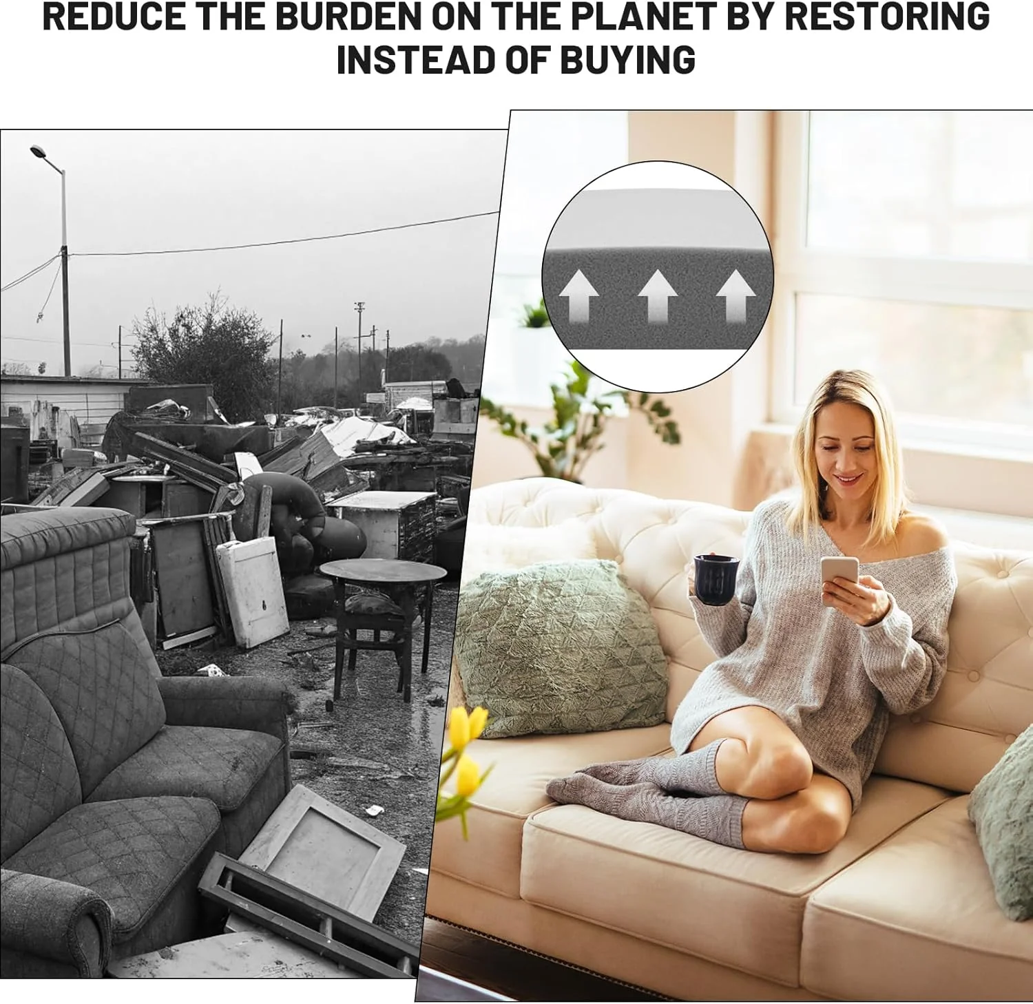 ⏰LAST DAY SPECIAL PRICE⚡🛋️Couch Cushion Support For Sagging Seat - Image 7