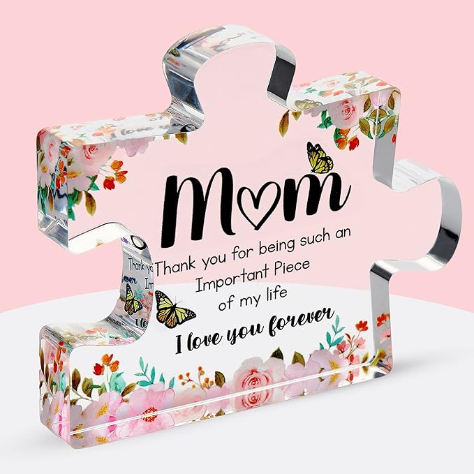 💕Mother's Day Special Sale-£6.99!!💐Crystal Clear Acrylic Thank You Gift for Loved Ones