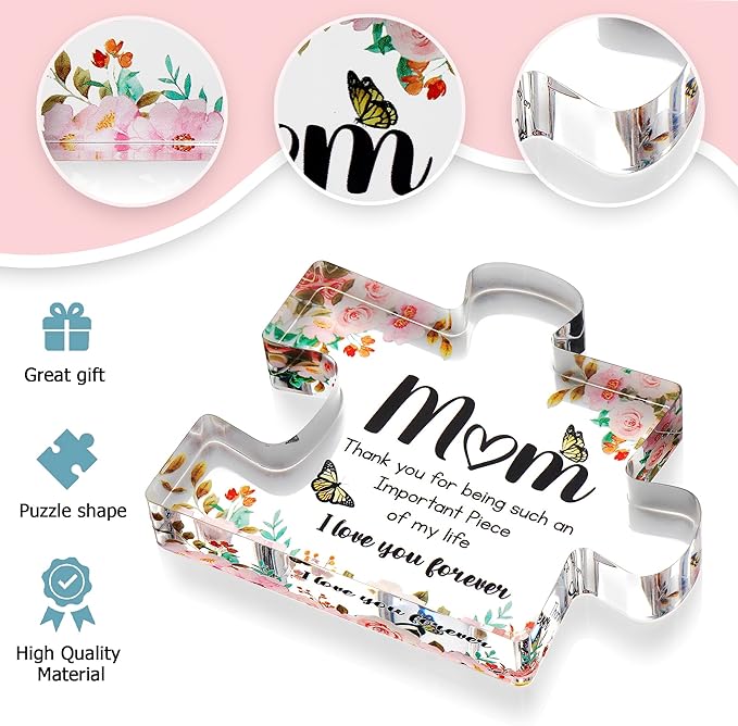 💕Mother's Day Special Sale-£6.99!!💐Crystal Clear Acrylic Thank You Gift for Loved Ones - Image 7