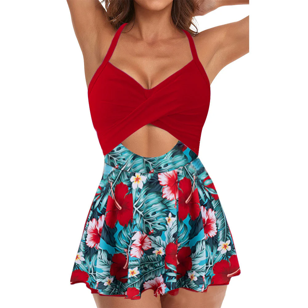 ⏳Last Day Special Sale 49% OFF🩱Women's Cutout One Piece Skirt Swimsuit - Image 27