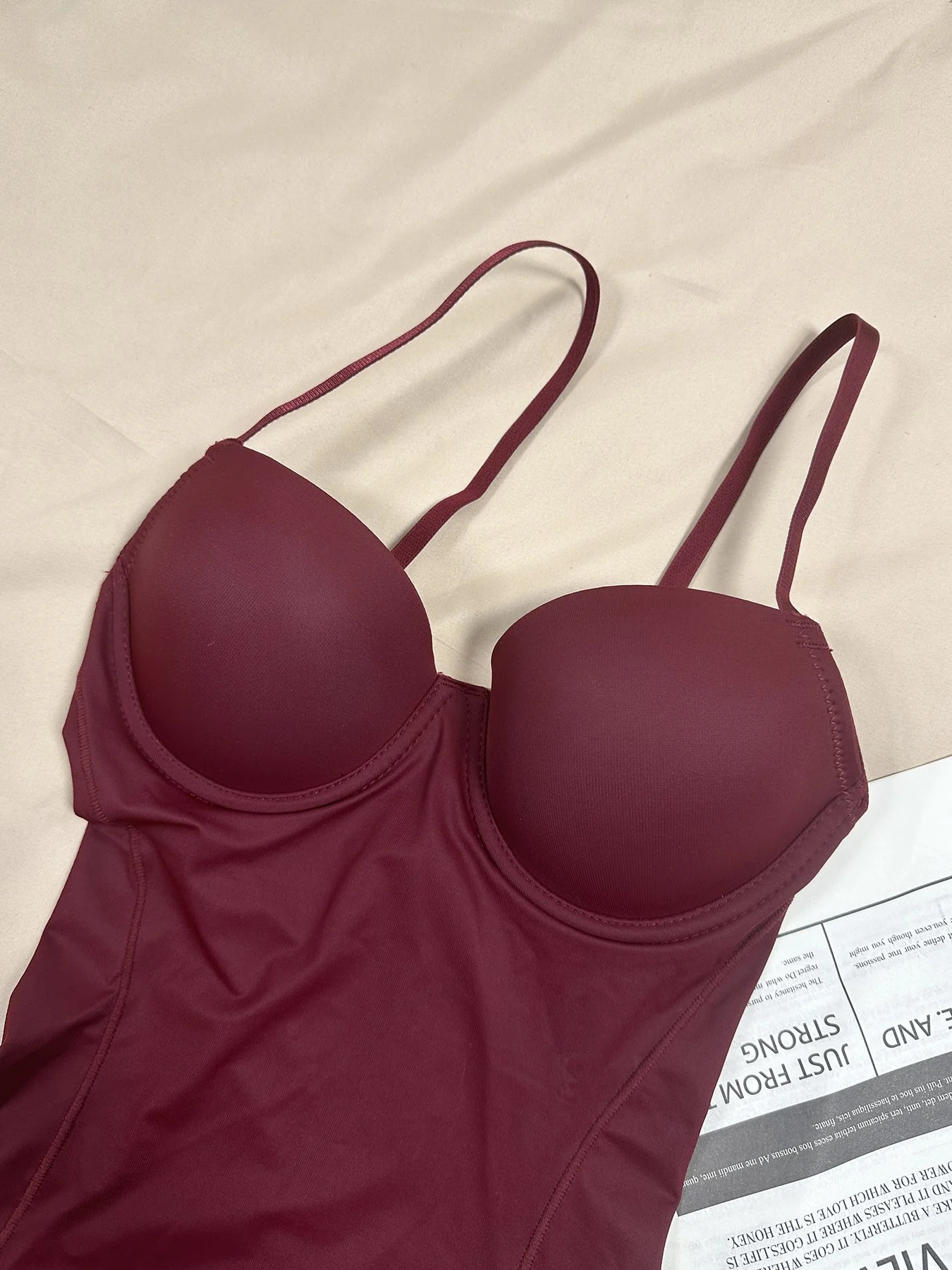 💥Look Fabulous Instantly! Deep V Shapewear Bodysuit with Bra | Ruched Slimming Adjustable Waist✨ - Image 10