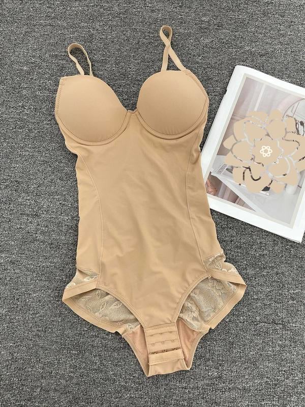 💥Look Fabulous Instantly! Deep V Shapewear Bodysuit with Bra | Ruched Slimming Adjustable Waist✨ - Image 8