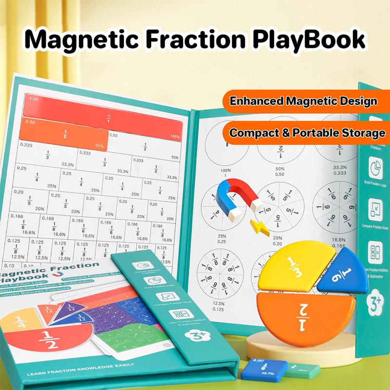 🏅LAST DAY SPECIAL PRICE£9.99📚🧲Magnetic Fraction Demonstration Book - Image 2