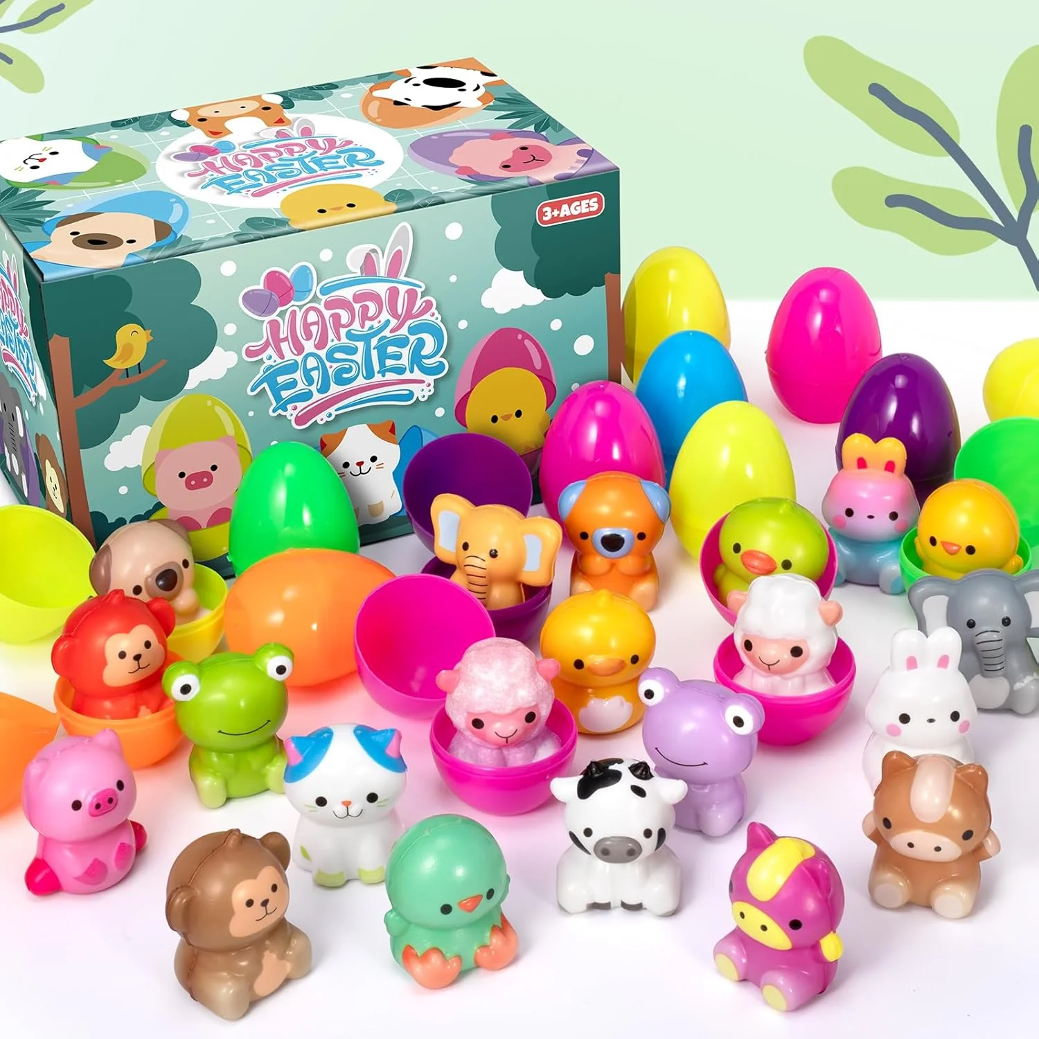 🔥Last Day Special Price £9.99!!⚡50K+ SOLD🎁12/24PCS Easter Eggs Prefilled Slow Rising Squishy Toys - Image 4