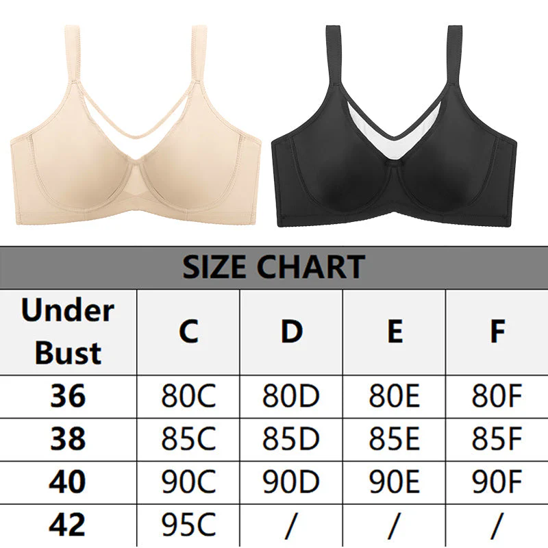 💗LAST DAY SPECIAL PRICE £8.99💐Women's Elegant Sheer Full Coverage Plus Size Bra - Image 23