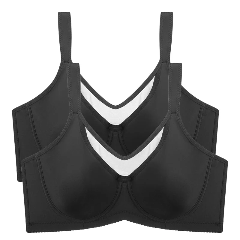 💗LAST DAY SPECIAL PRICE £8.99💐Women's Elegant Sheer Full Coverage Plus Size Bra - Image 28