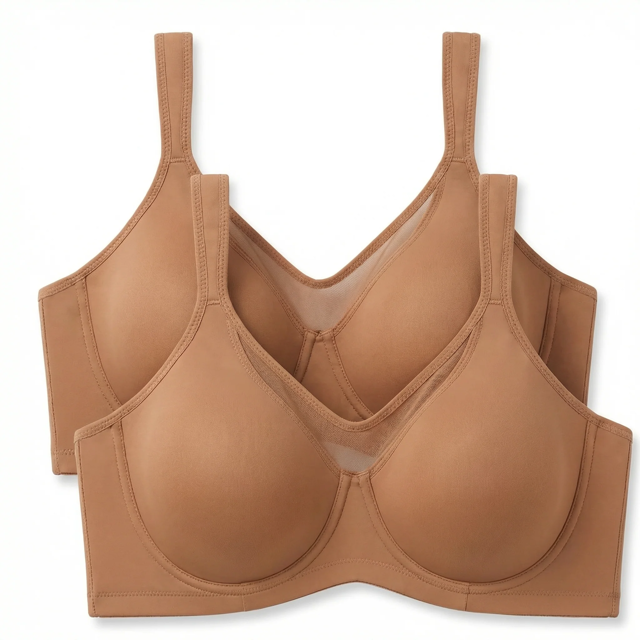 💗LAST DAY SPECIAL PRICE £8.99💐Women's Elegant Sheer Full Coverage Plus Size Bra - Image 31
