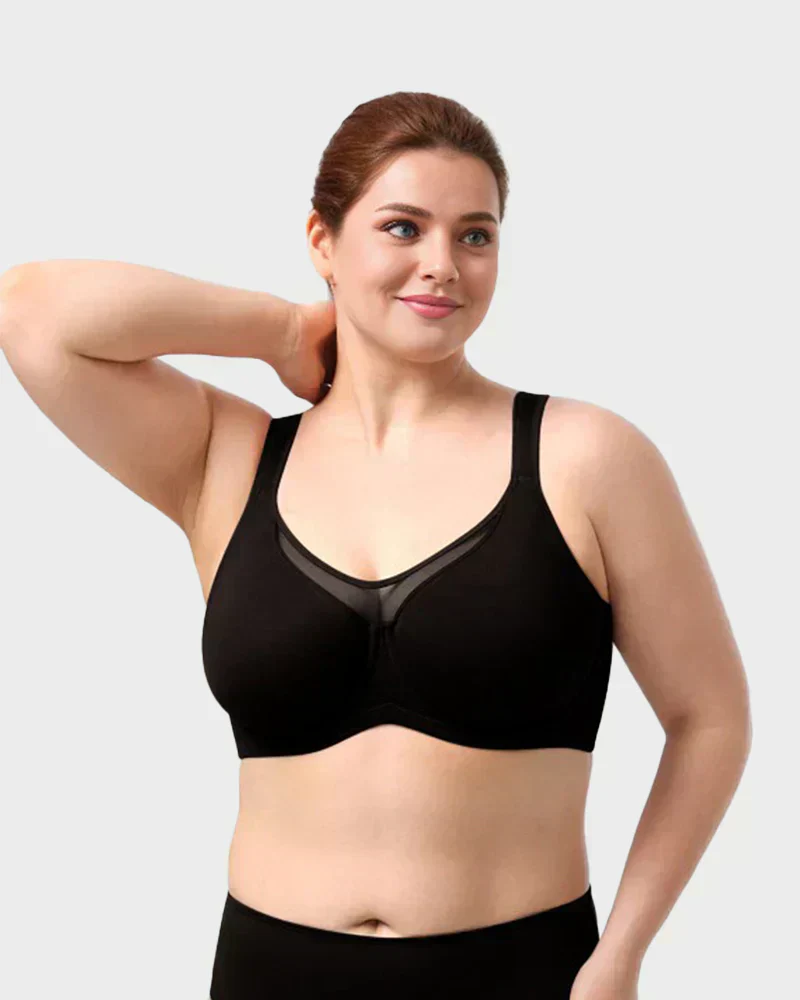 💗LAST DAY SPECIAL PRICE £8.99💐Women's Elegant Sheer Full Coverage Plus Size Bra - Image 5