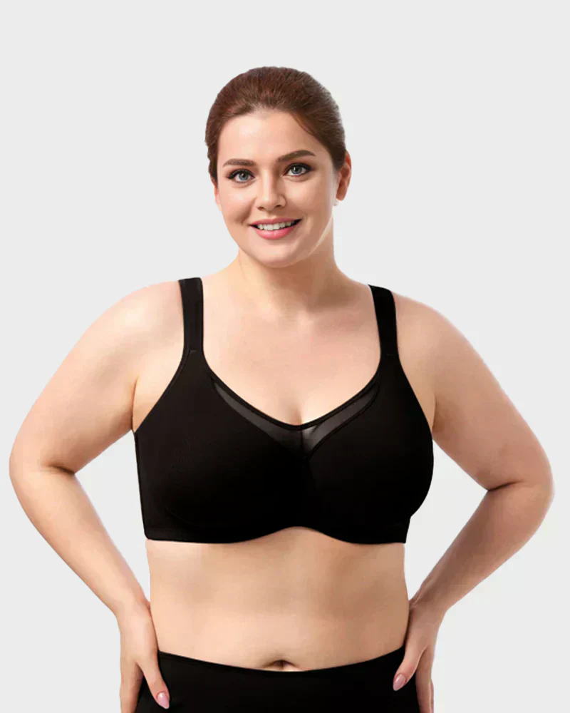 💗LAST DAY SPECIAL PRICE £8.99💐Women's Elegant Sheer Full Coverage Plus Size Bra - Image 6