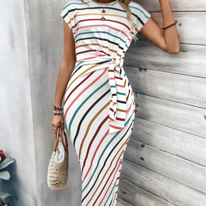 🥳2026 HOT SALE 50% OFF! 🥳💞50K+ SOLD!🌸Women's Knot Bodycon Dress – Leopard print, tummy-flattering knot. Comfy & chic for parties or date nights. Feel gorgeous. ✨🌹 - Image 11
