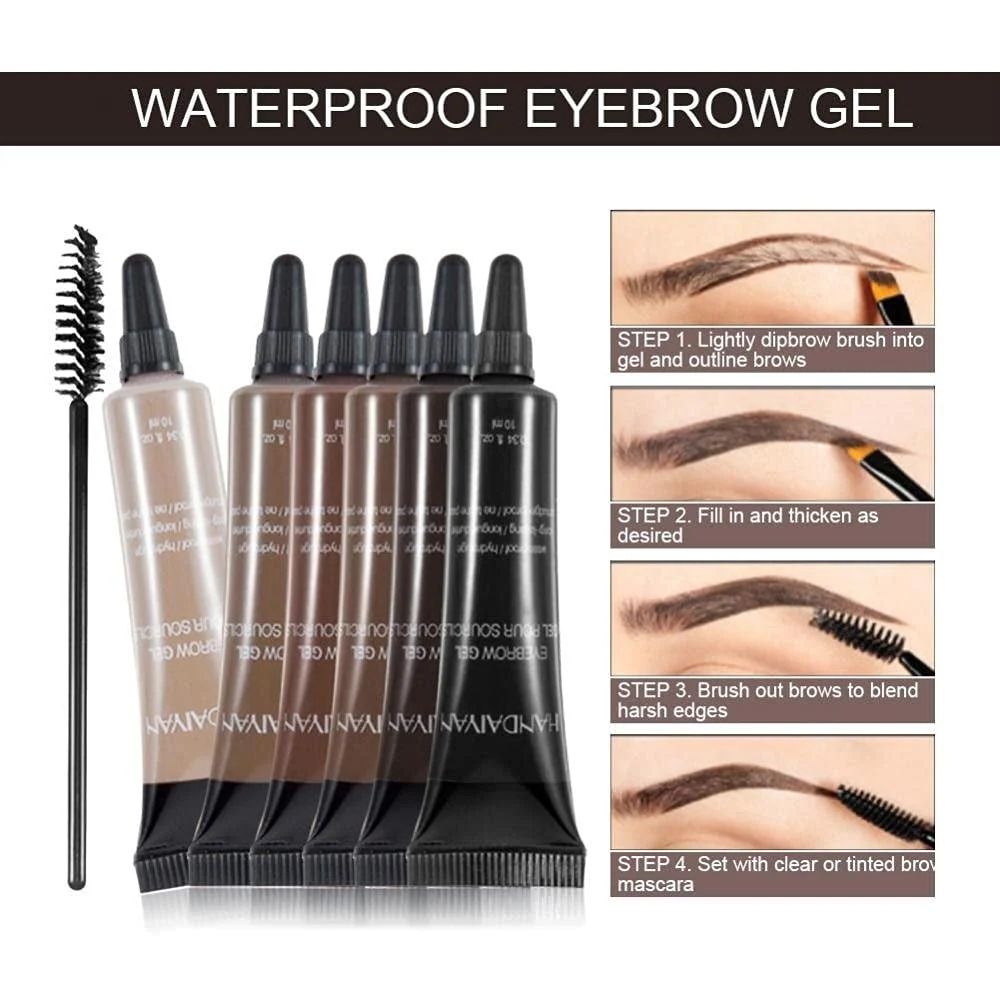 ⏳Last Day Buy 1 Get 1 Free ⭐Long-lasting Waterproof Smudge-proof Liquid Eyebrow Gel/Tint(With Free Brush) - Image 2